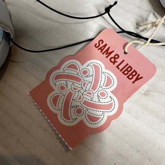 NWT Sam & Libby Size 10 Light Blue Bow Vamp Jordan High Heel Strappy Sandal - Picture 10 of 13